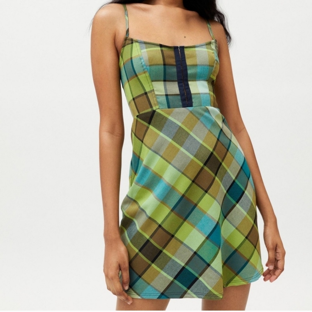 Urban outfitters plaid dress